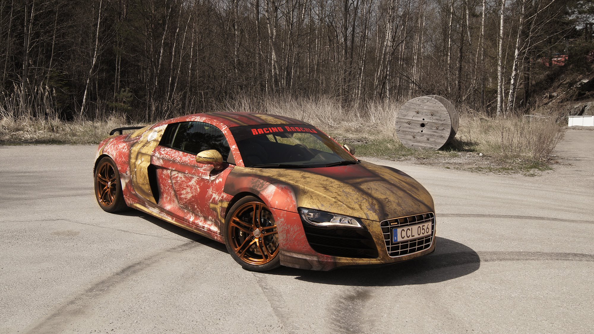 Ржавый Audi R8 V10 от Skepple