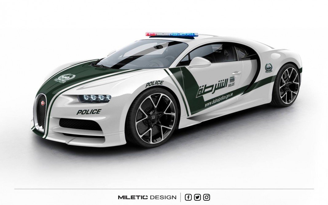 Дубайский полицейский Bugatti Chiron