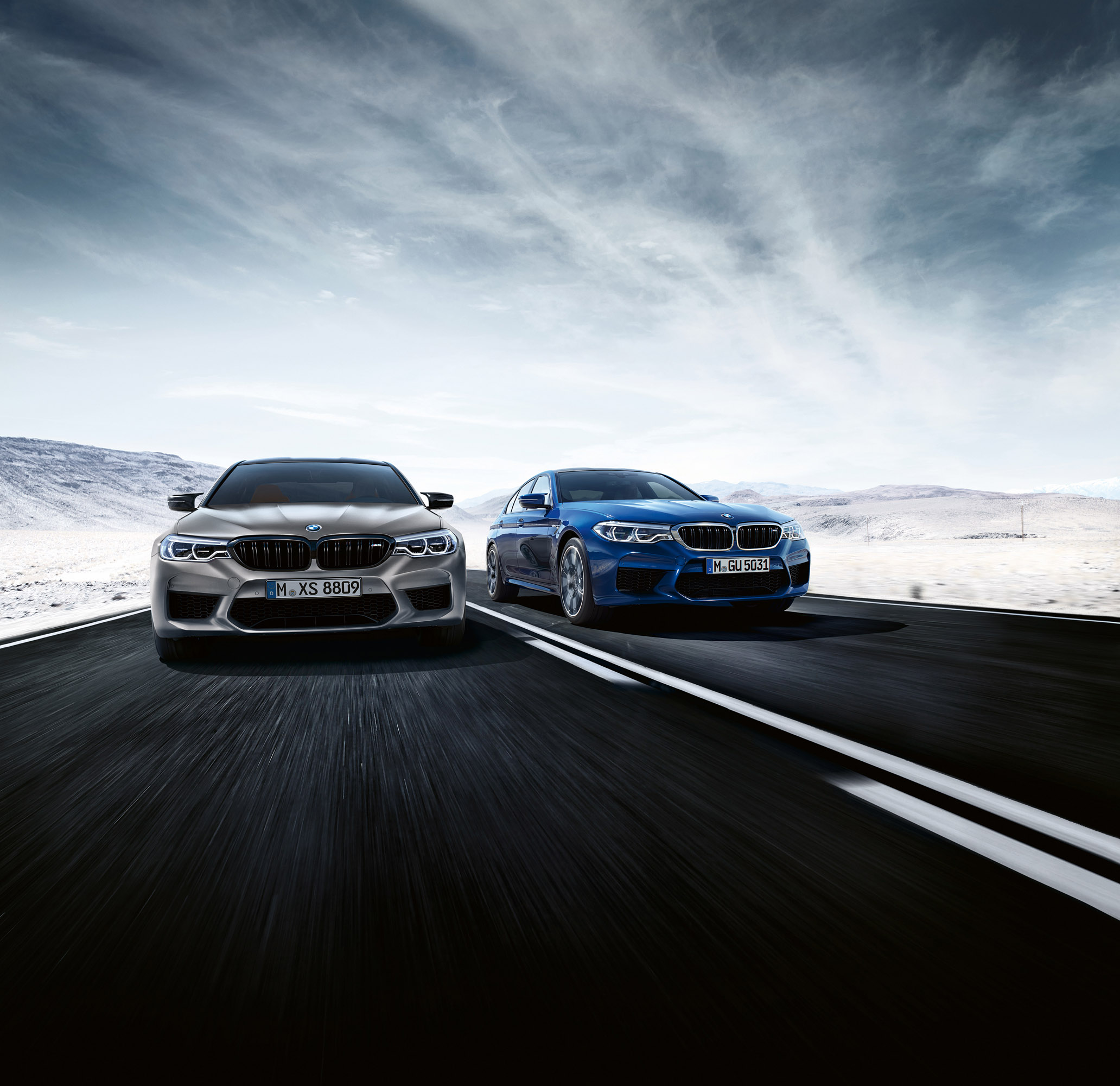 BMW показывает модели M5 Competition