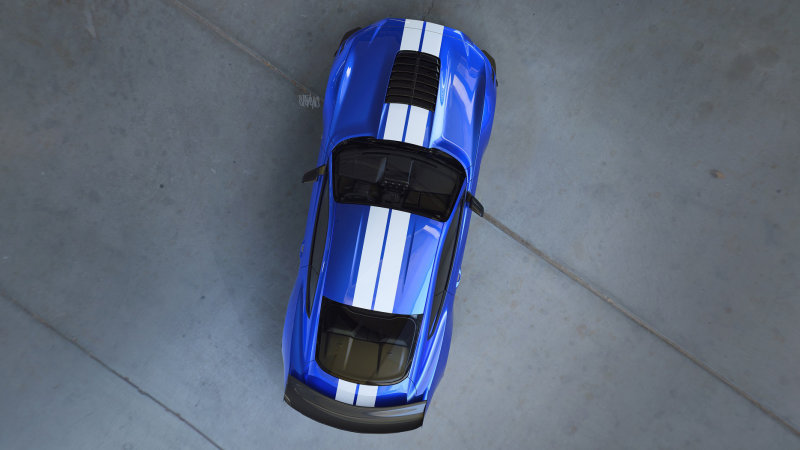 Тизер-изображение, демонстрирующее новый Ford Mustang Shelby GT500, появилось в Интернете в эти выходные.   Вид сверху показывает том, что, как утверждается, является окончательным дизайном.   GT500 - традиционно самая мощная версия Mustang. Он являе