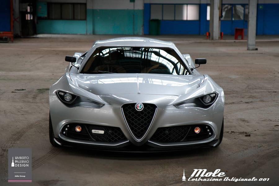 Итальянская тюнинг-фирма Mole Design показала безумный Alfa Romeo 4C.
