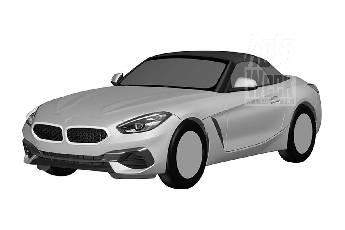 Голландское издание Autoweek.nl недавно опубликовало изображения нового BMW Z4, которые, как представляется, были поданы в патентный или авторский отдел.