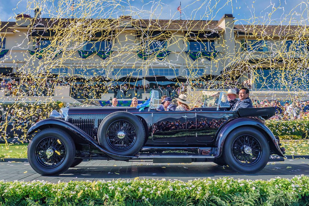 8-литровый 1931 Bentley Gurney Nutting Sports Tourer выиграл Pebble Beach