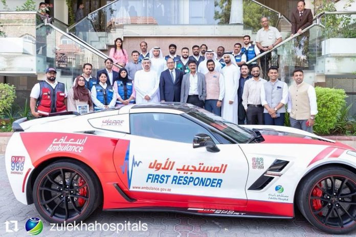 Скорая помощь в Дубаи добавляет Corvette и Nissan GT-R к своему автопарку
