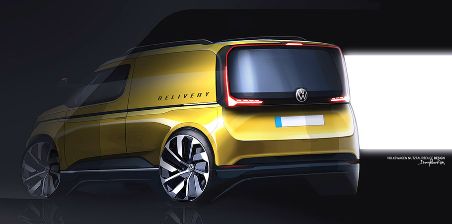 Volkswagen выпустил эскизы 2020 Caddy