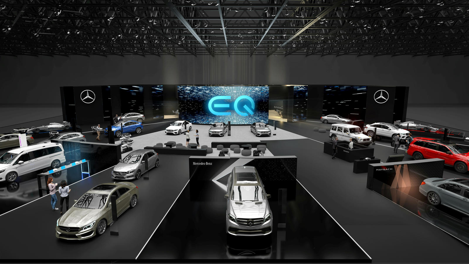 Также на выставке будет представлен концепт Mercedes Vision AVTR, впервые показанный на выставке бытовой электроники 2020. В отличие от большинства концепт-каров, Vision AVTR не демонстрирует будущую серийную модель и на самом деле был вдохновлен фил