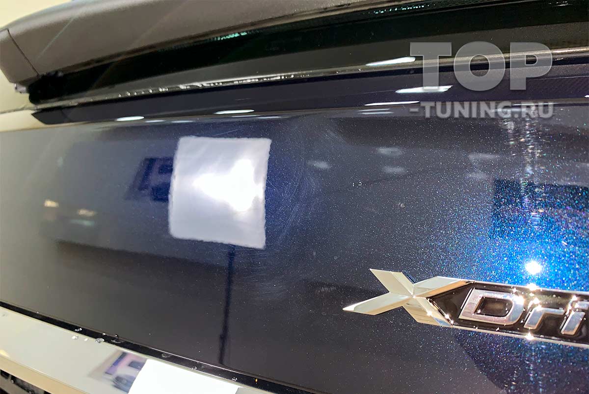 BMW X7 g07 - новый автомобиль, осмотр перед началом работ