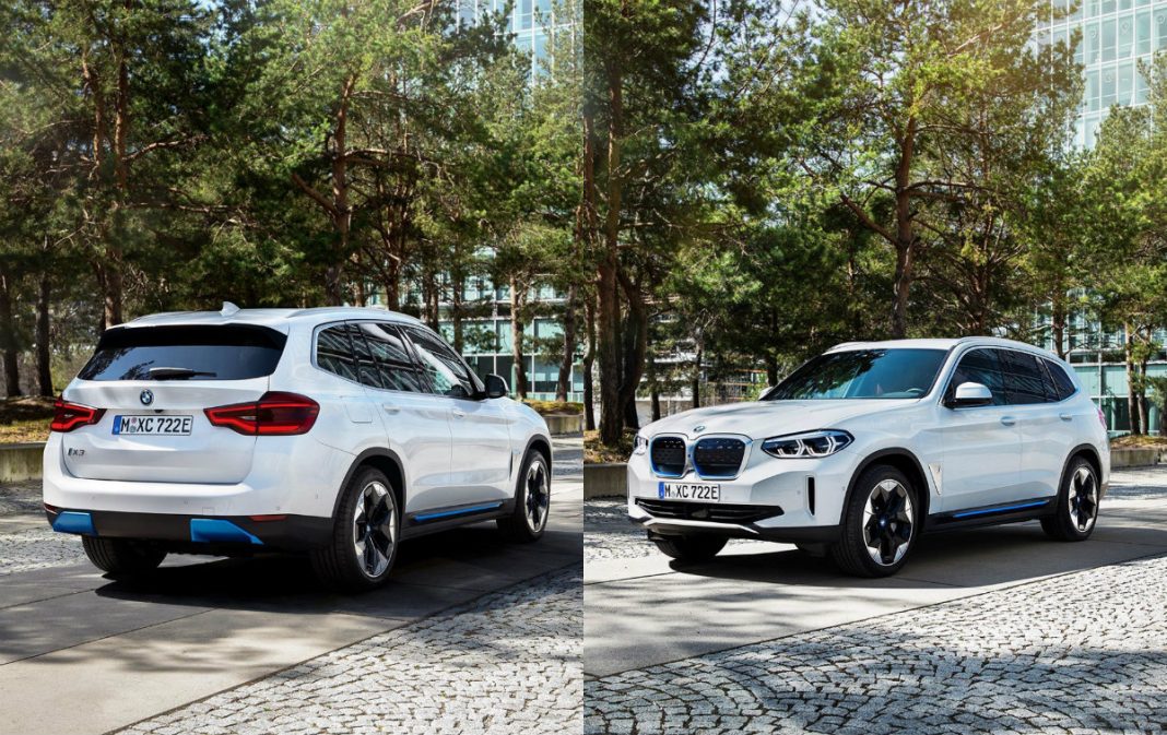 Фотографии полный электрического внедорожника 2021 BMW iX3 появились в сети