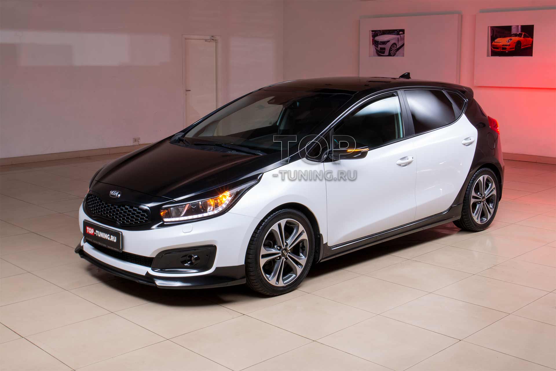 Виниловая пленка для Kia Ceed 2 в обвесе X-Force