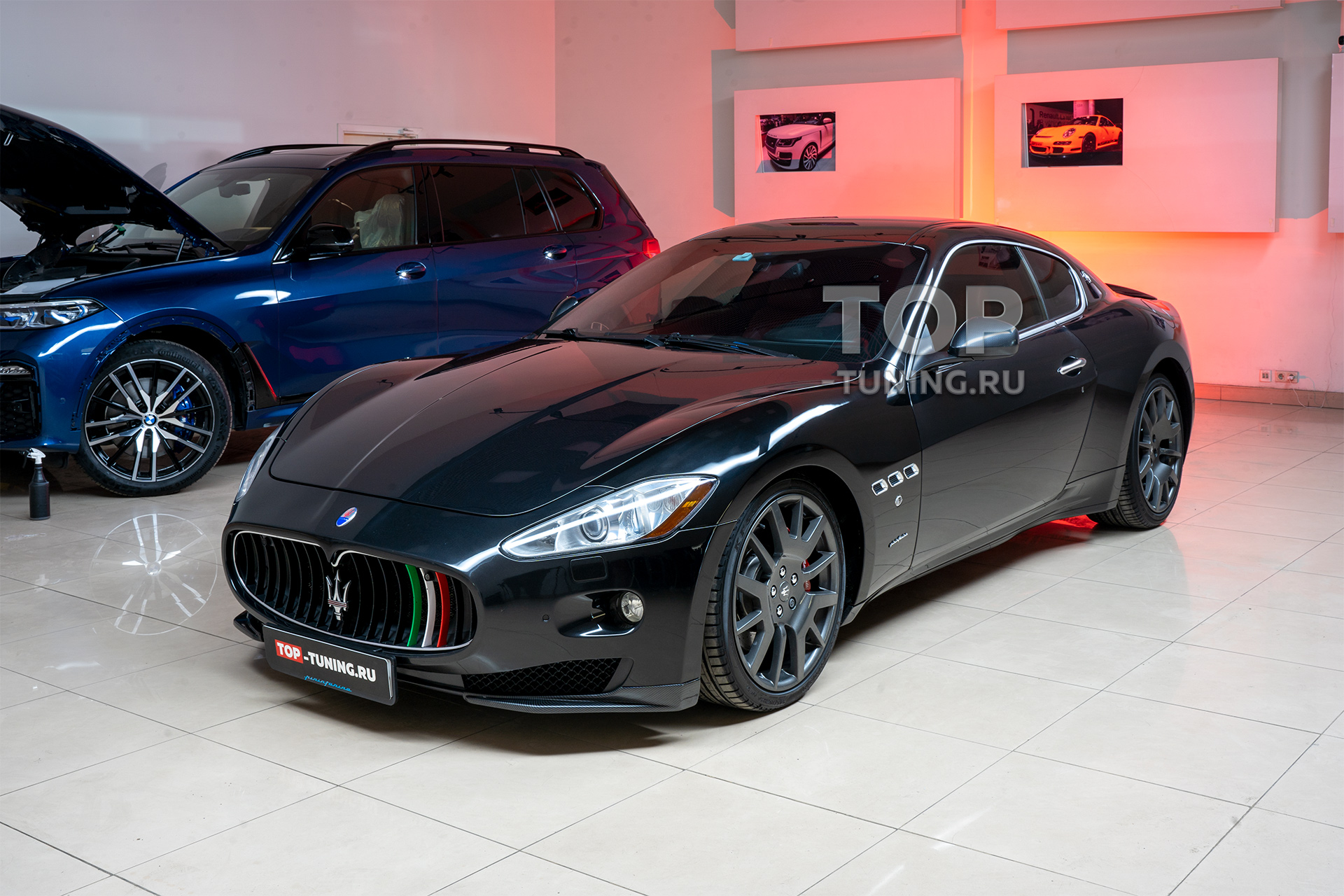 Полировка и защита оптики Maserati GranTurismo S