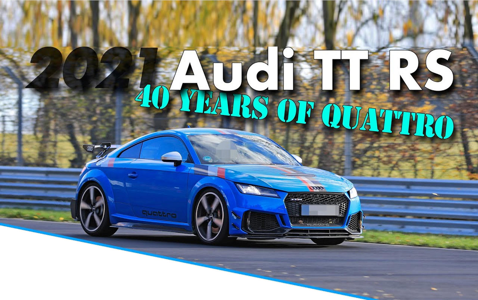 В ознаменование 40-летия легендарной полноприводной системы Audi Quattro Audi представляет новую специальную серию TT RS под названием Audi TT RS 40 Years of Quattro. Примечательно, что производство будет ограничено всего 40 экземплярами, так что они