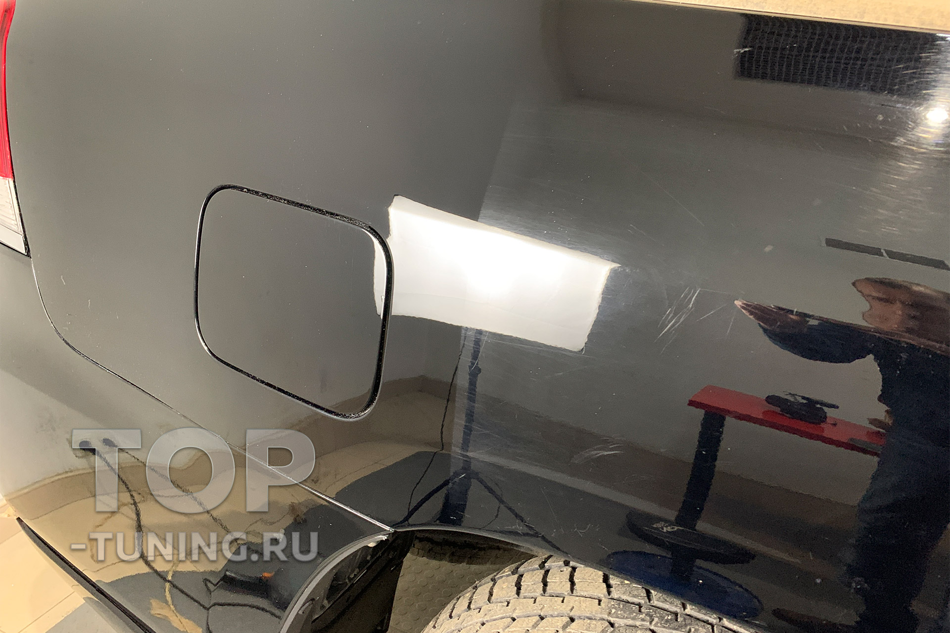 Ремонт и восстановление блеска на кузове Land Cruiser 200 / Профессиональный детейлинг Топ Тюнинг Москва