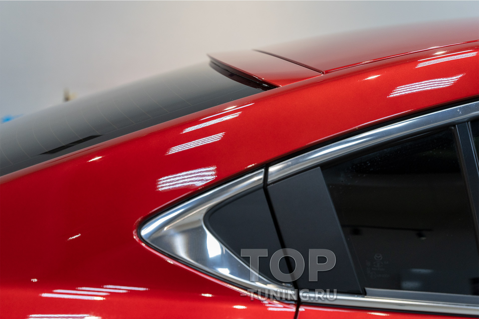 Козырек на крышу (накладка на стекло) для Mazda 6 GJ Restyling 2015-2020 