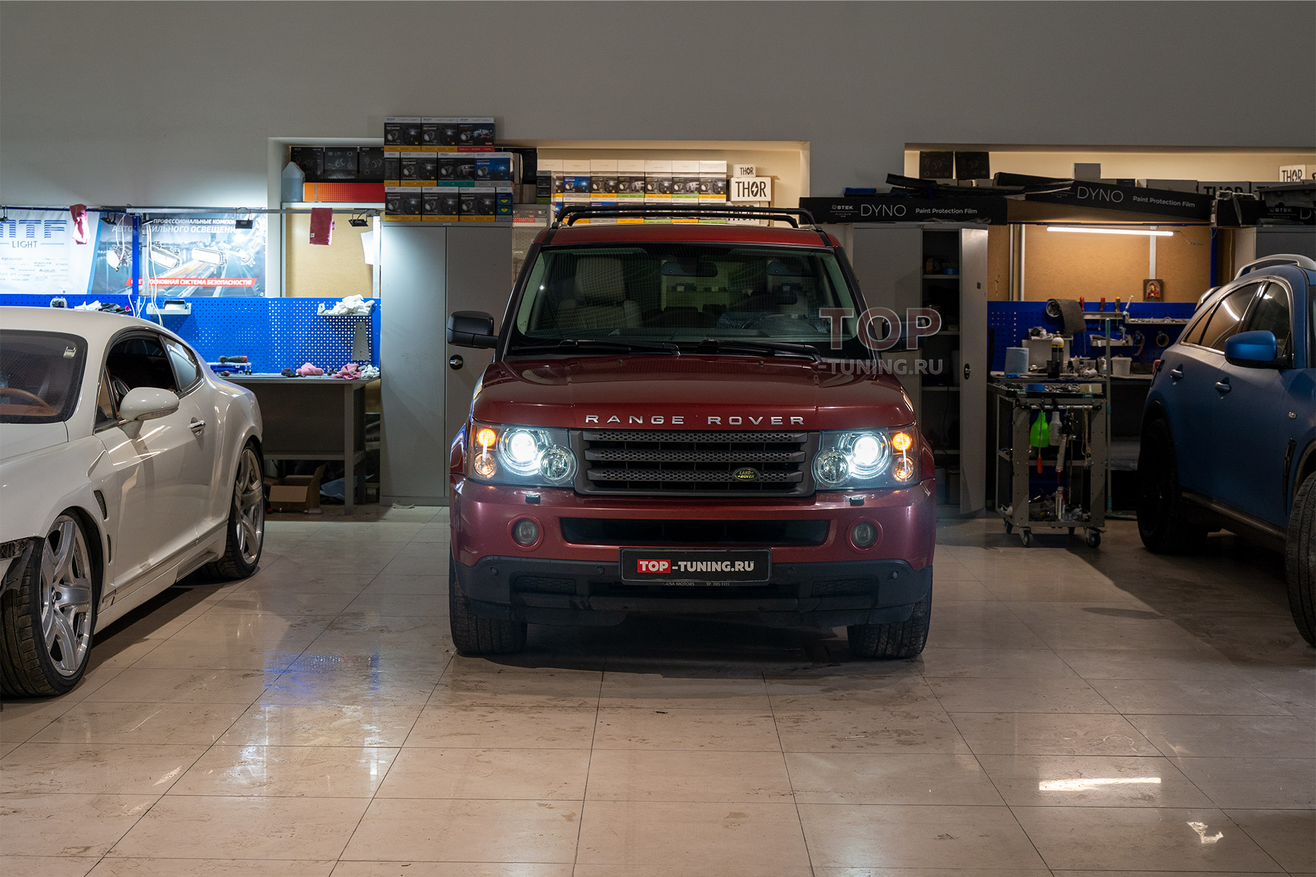 Тестируем линзы MTF-Light Max Beam на Range Rover Sport 1