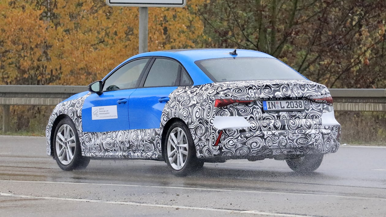 Новый рестайлинг 2023 Audi A3 замечен в кузове седан