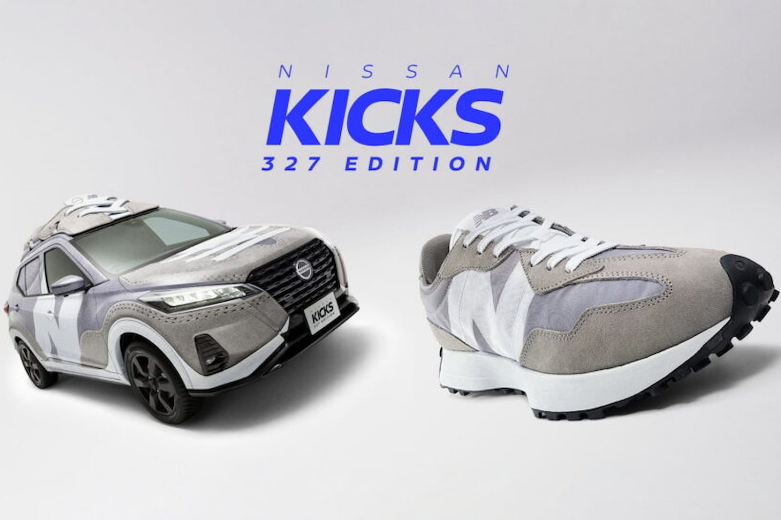 Nissan, похоже, наконец-то ухватился за низко висящие плоды и запустил коллаборацию обуви между автомобилем Nissan Kicks и некоторыми кроссовками (точнее, New Balance 327). Однако эта кампания действительно переворачивает сотрудничество с ног на голо