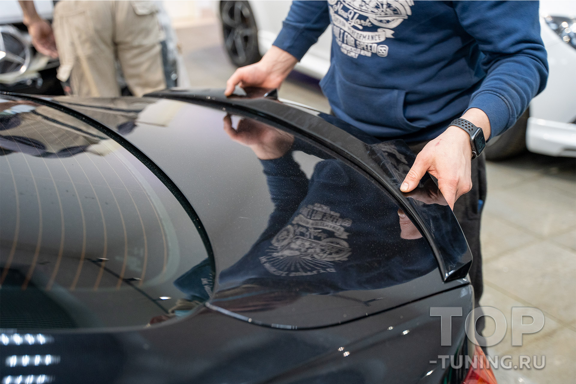 Лип спойлер на багажник БМВ 4 серии Ф32 – Установка под ключ в Топ Тюнинг Москва