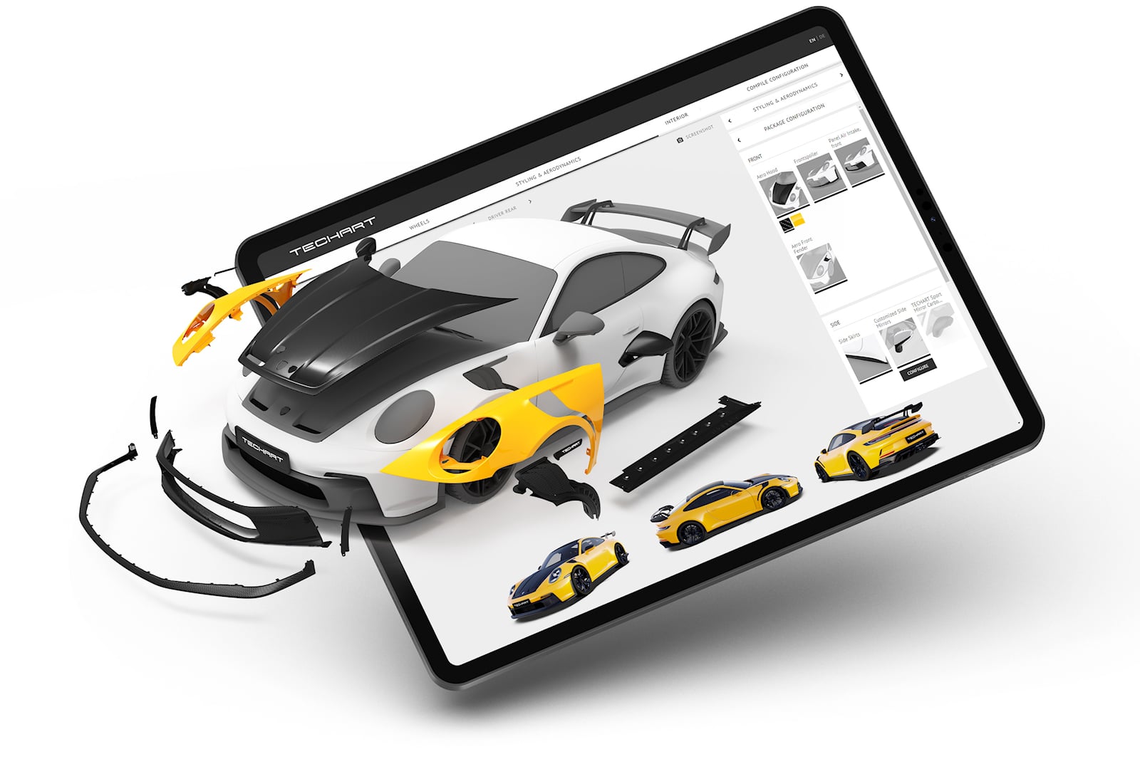 Новый 3D-конфигуратор от TechArt увлечет фанатов Porsche