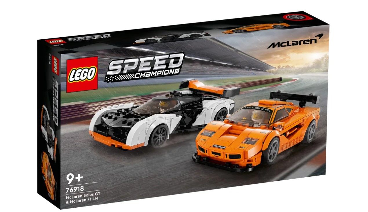 McLaren F1 LM и Solus GT в новом наборе Lego