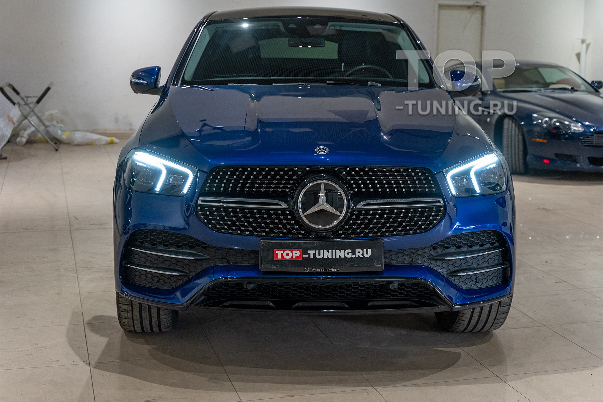 Замена серых вставок в бамперах MB GLE Coupe C167 на черные, под ключ в Топ Тюнинг