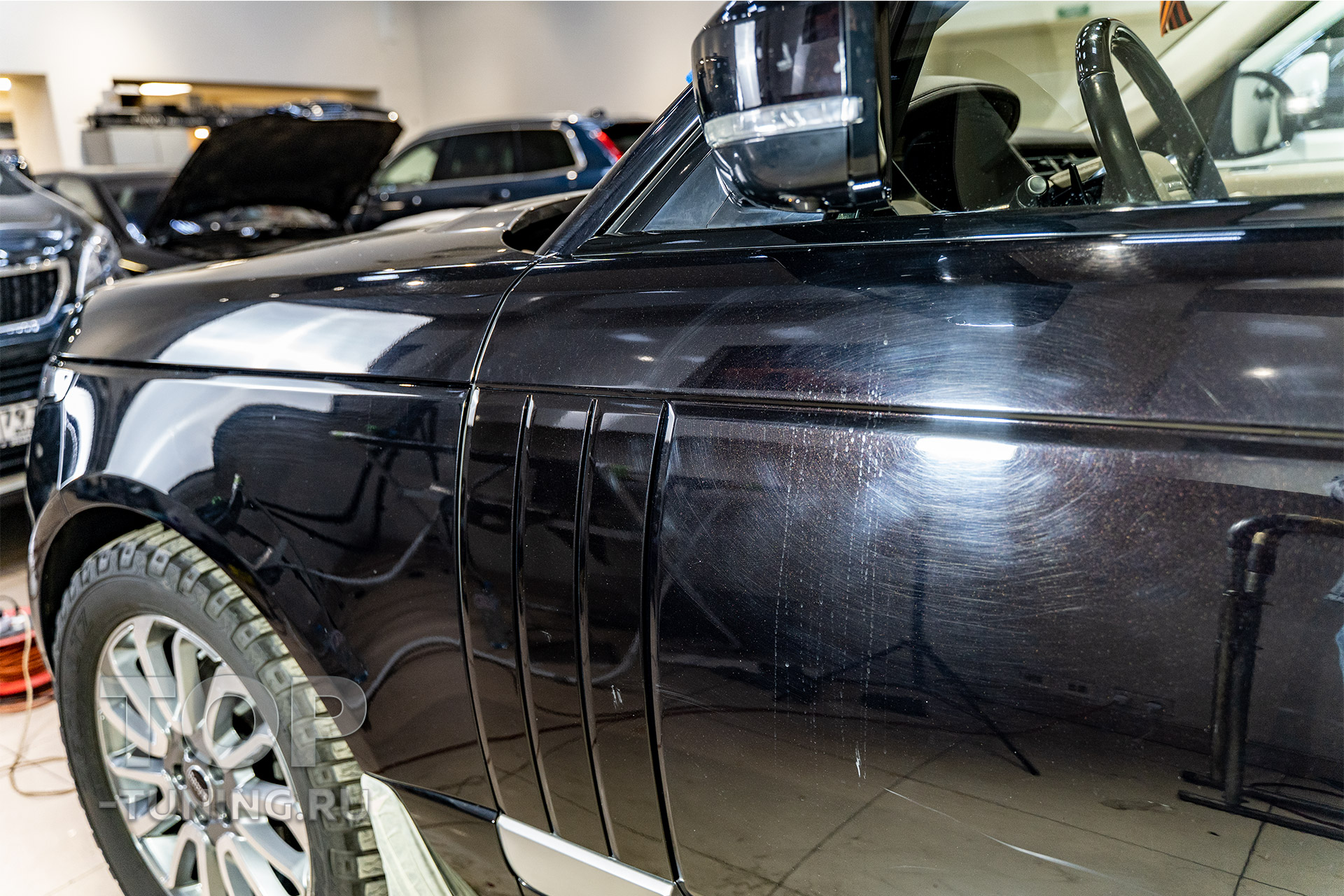 Восстановительная полировка и керамика для Range Rover под ключ в Top Tuning Москва