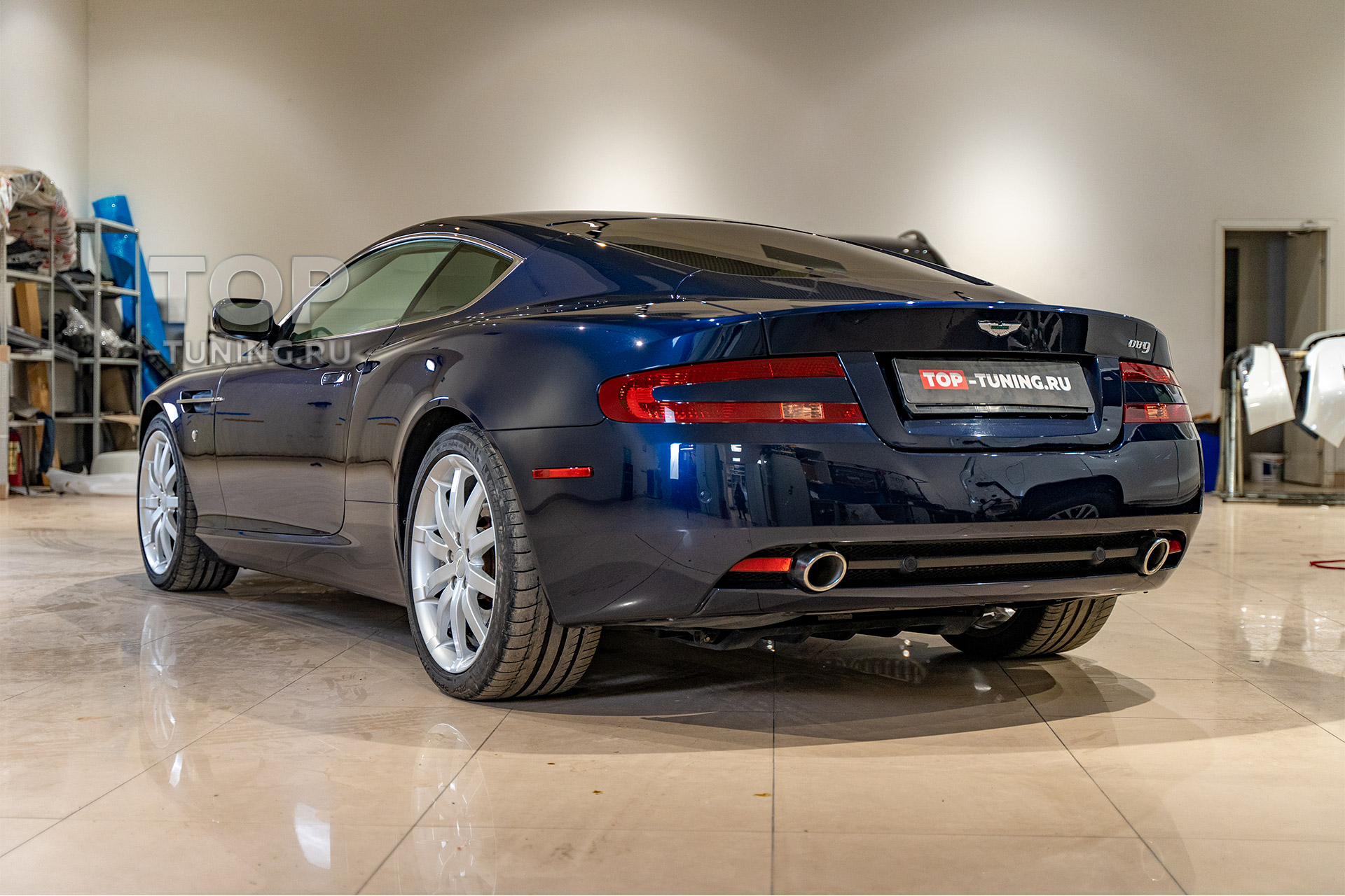 Детейлинг кузова и реставрация салона Aston Martin DB9