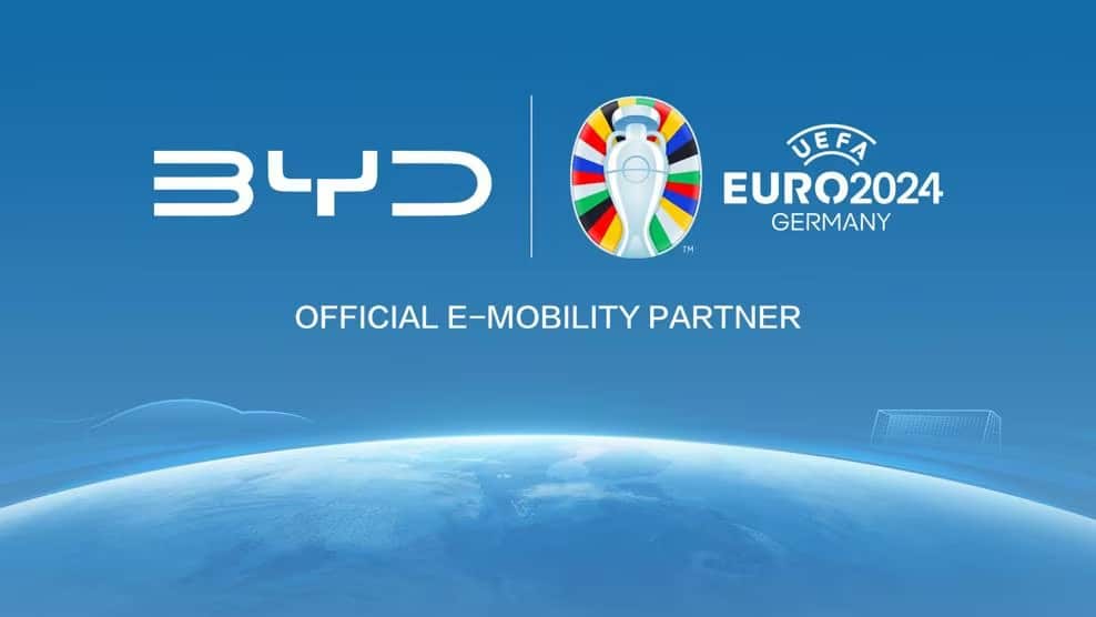 Этим летом BYD предоставит электромобили для EURO-2024