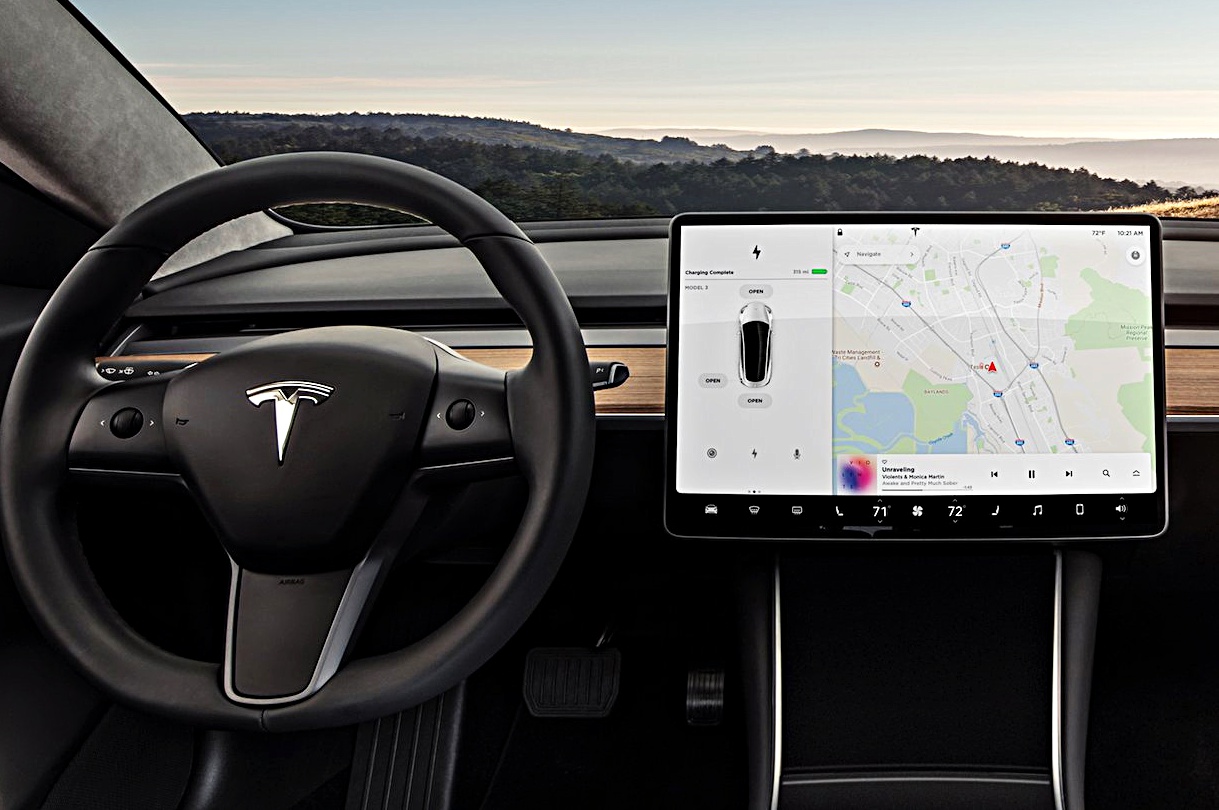 Tesla тестирует навигацию на уровне полосы движения в Китае, сотрудничая с Baidu Maps