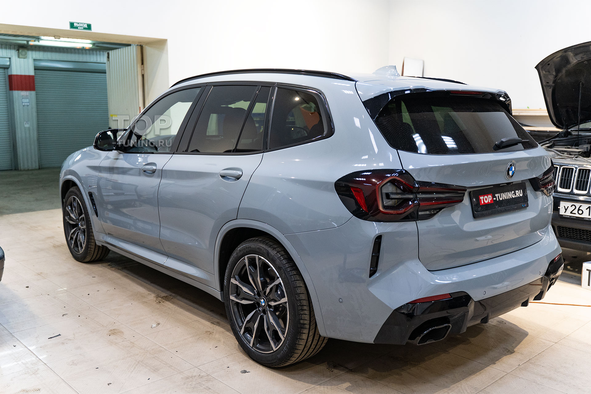 Громкое и звучное дооснащение выхлопной системы BMW X3 G01 рестайлинг