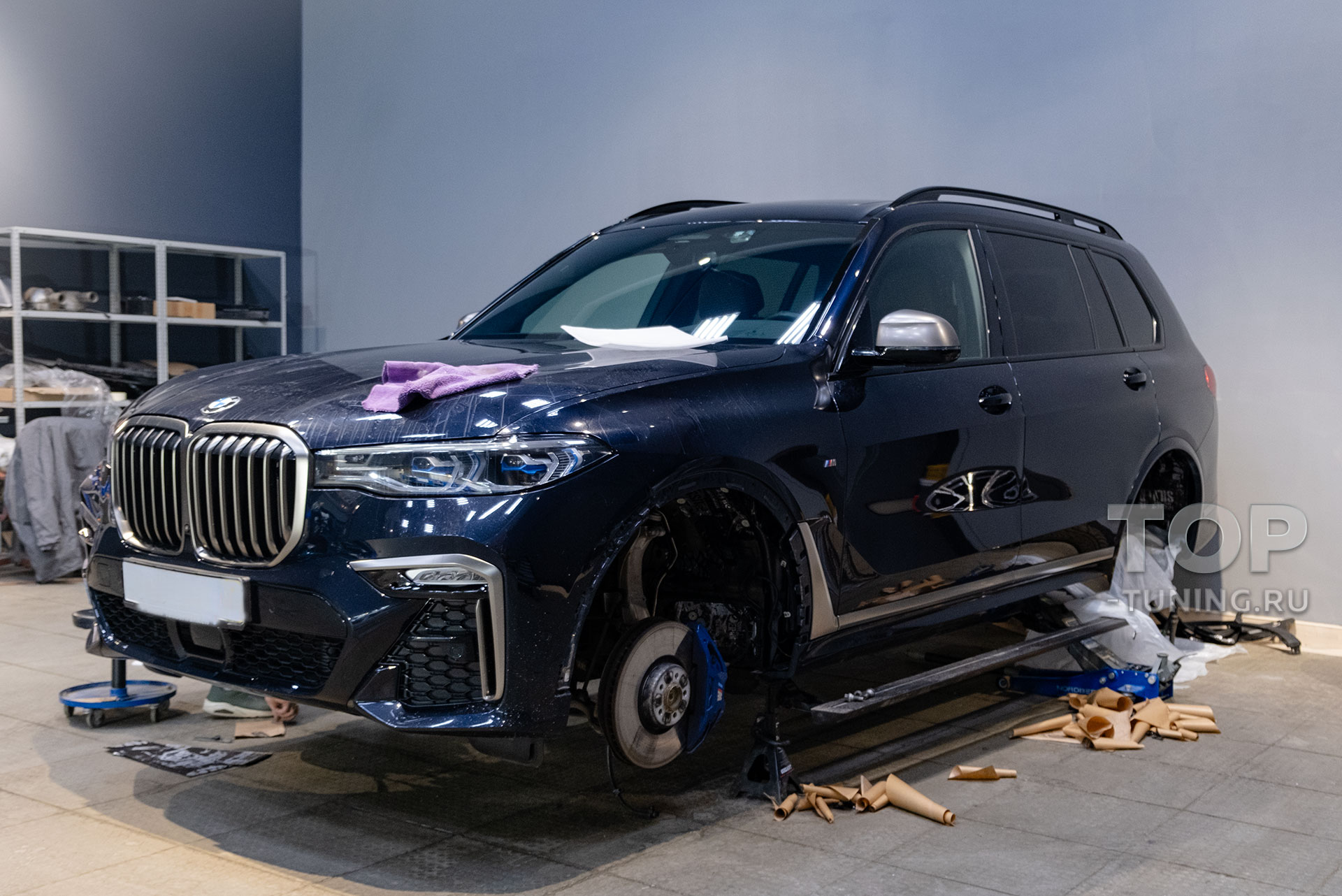 108442 Комплексная работа по шумоизоляции и детейлингу BMW X7 G07