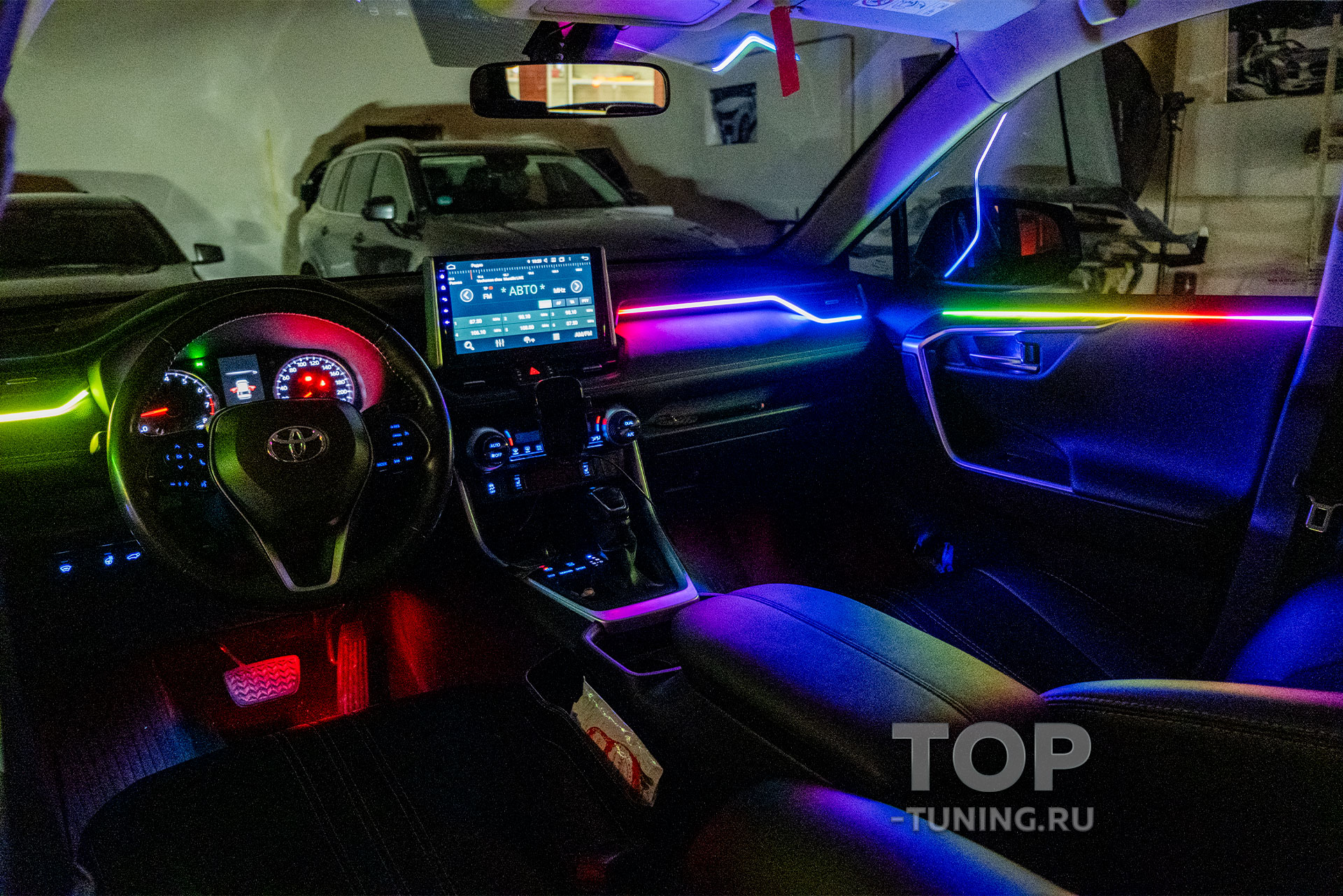 108467 Атмосферная LED-подсветка в салон Toyota RAV4 XA50