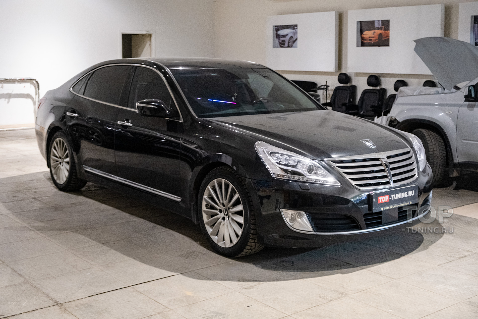 108645 Установка комплекта светодиодной подсветки в салон Hyundai Equus II рестайлинг