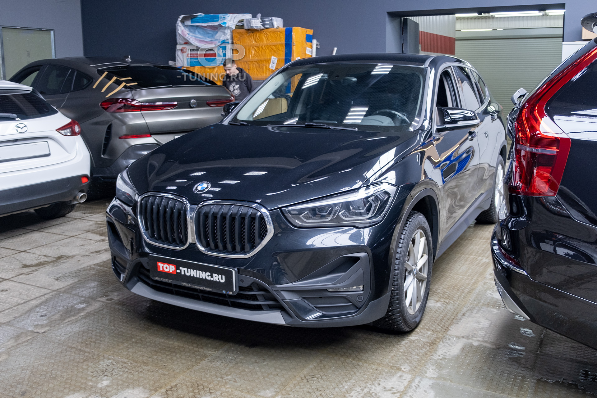 108677 Лип-спойлер на крышку багажника BMW X1 II рестайлинг под ключ