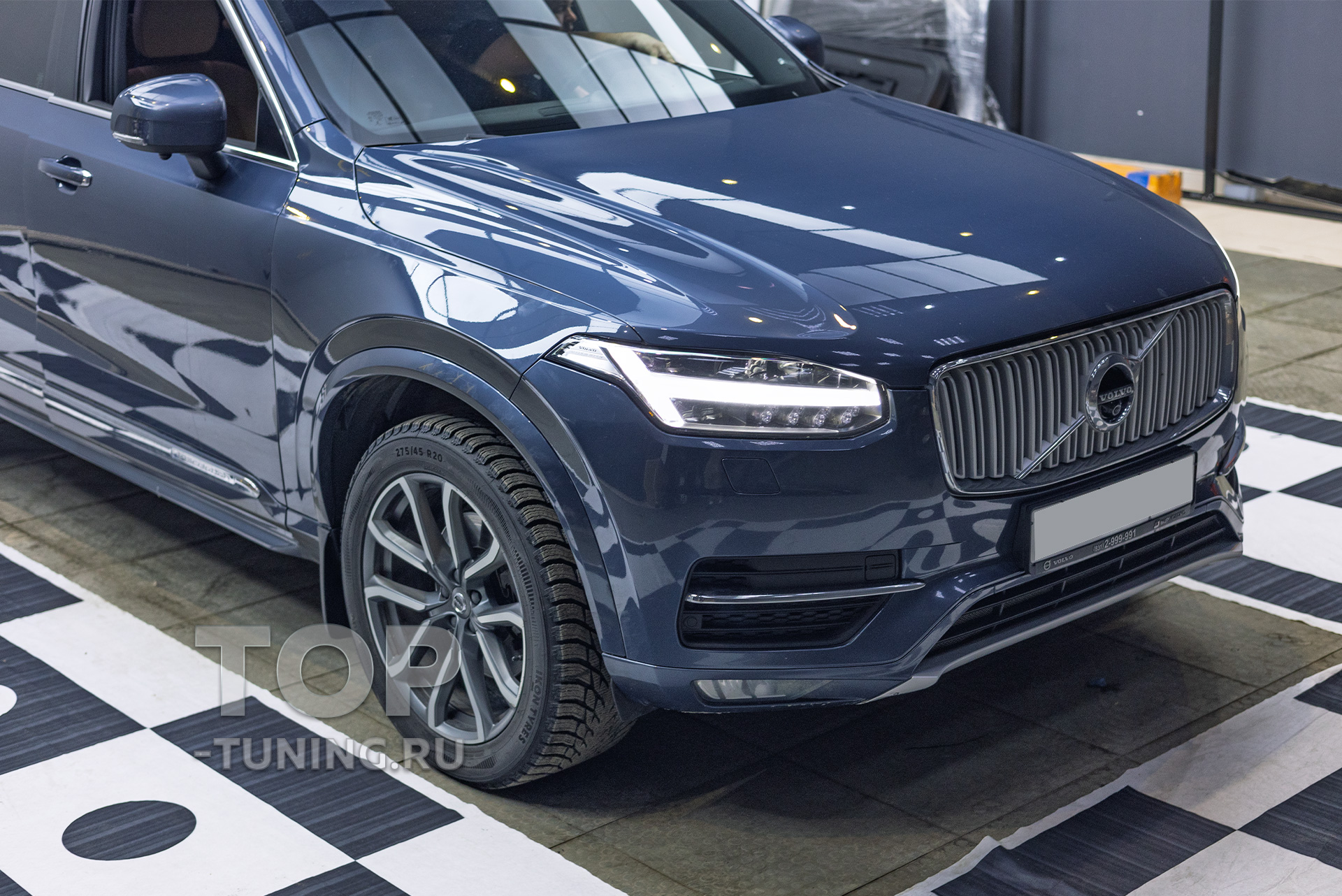 Система кругового обзора 360° – монтаж для Volvo XC90 II в Топ Тюнинг Москва 