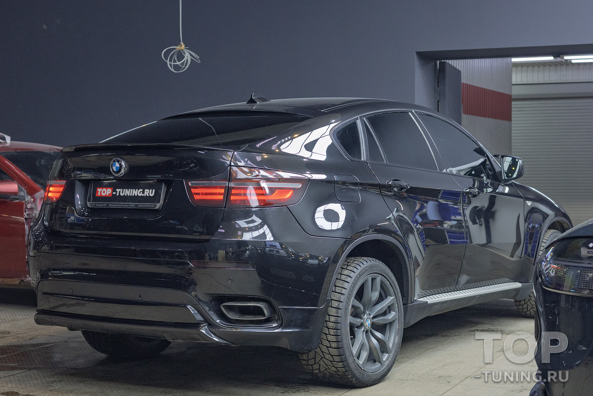 Дооснащение BMW X6 E71 электронной выхлопной системой Тор 2.0 + Эхо в Топ Тюнинг