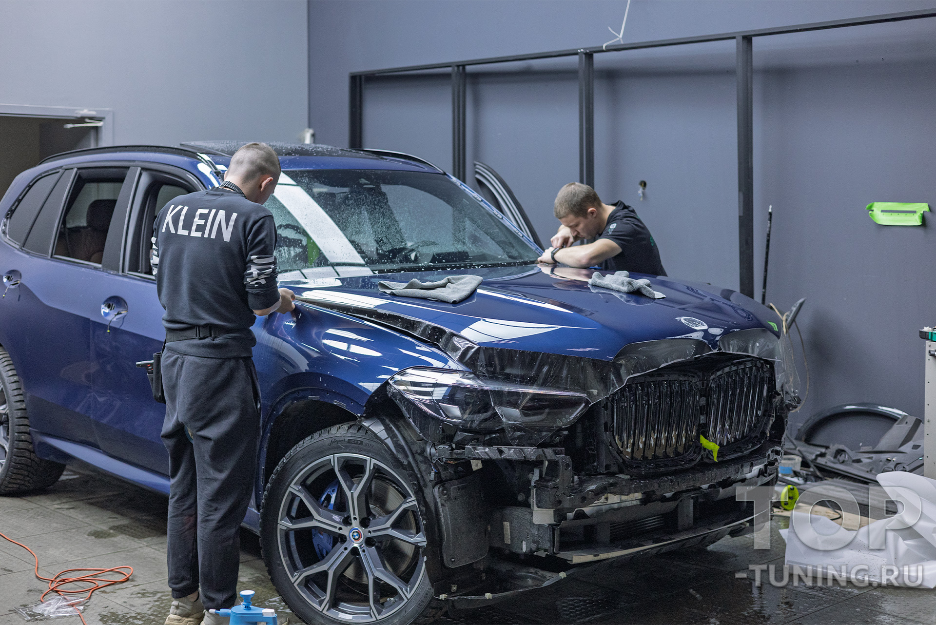 109087 Весь кузов и лобовое стекло BMW X5 G05 в защитную пленку