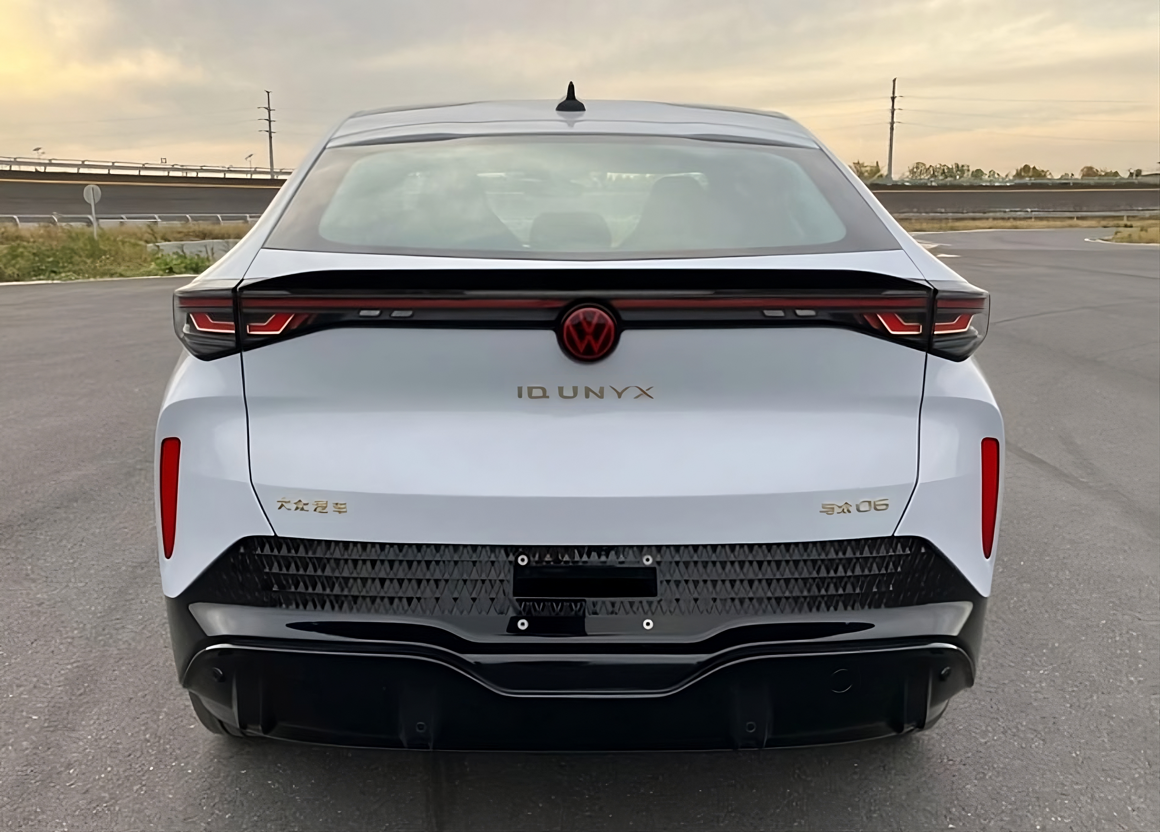 Volkswagen ID.UNYX 06 EV, представленный в Китае, произведен компанией Volkswagen Anhui