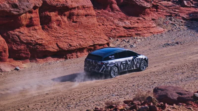 Электрический внедорожник Li Auto i8 начал испытания в Китае в слегка замаскированном виде