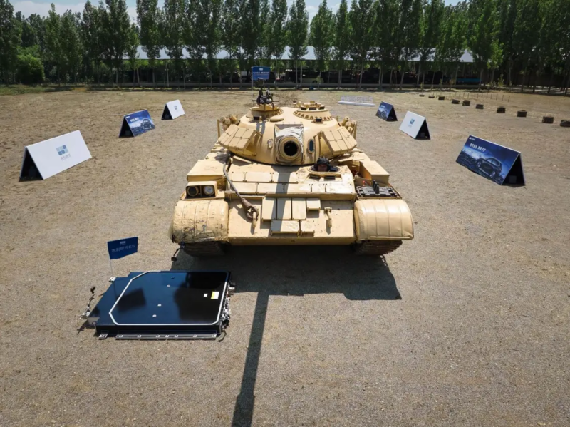 Аккумулятор Aegis Gold Brick для Geely Galaxy E5 прошел испытание на сжатие в 36-тонном баке