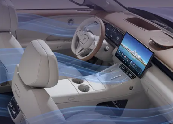 Система HarmonyOS Cockpit 5.0 обеспечивает лёгкую интеграцию со смартфоном, функцию «супер рабочий стол», возможность зеркального отображения экрана в одно касание, функционал Huawei Share и разнообразные темы оформления рабочего стола.