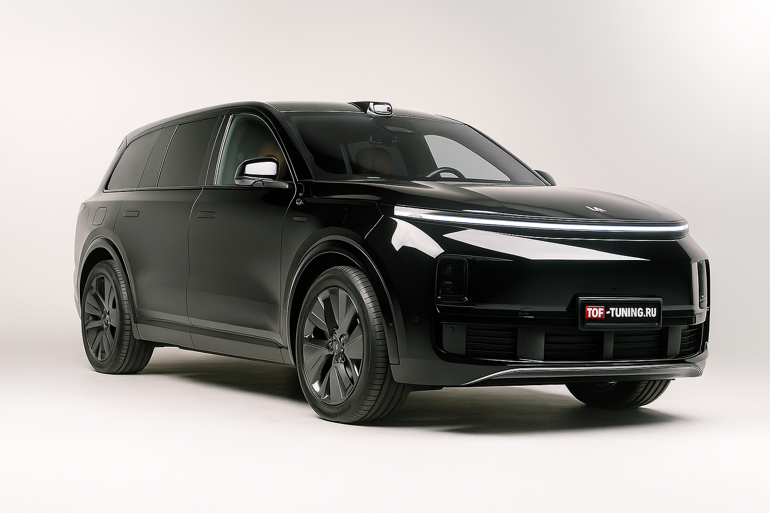 Антихром пакет для Lixiang L9 Ultra – Черные накладки из ABS пластика