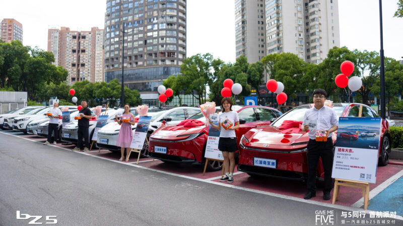 В Китае Toyota bZ5 будет конкурировать с такими моделями, как Tesla Model Y, Deepal S07 и Leapmotor C10.