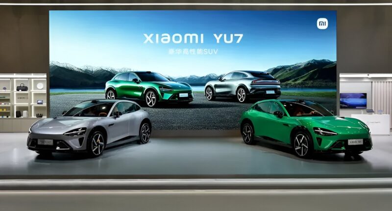 Запуск Xiaomi YU7 запланирован на 26 июня и будет конкурировать с Tesla Model Y с мощностью 681 л.с.