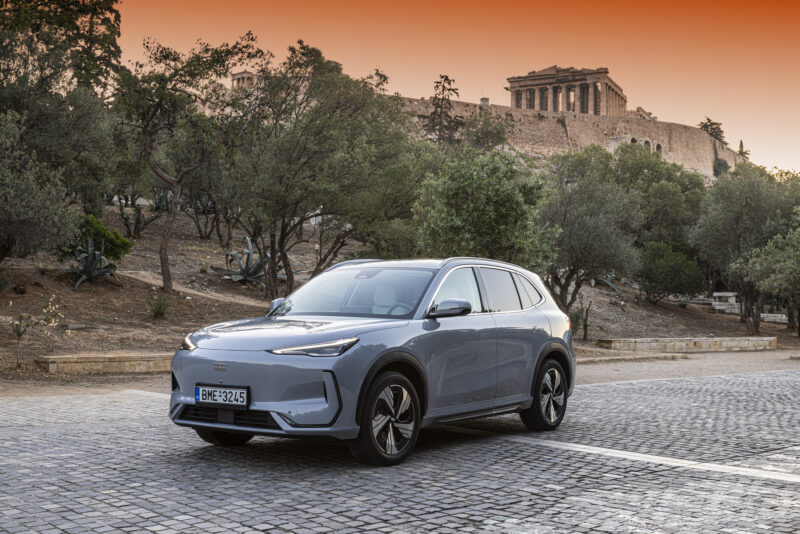 Электрический внедорожник Geely EX5 официально выходит на греческий рынок