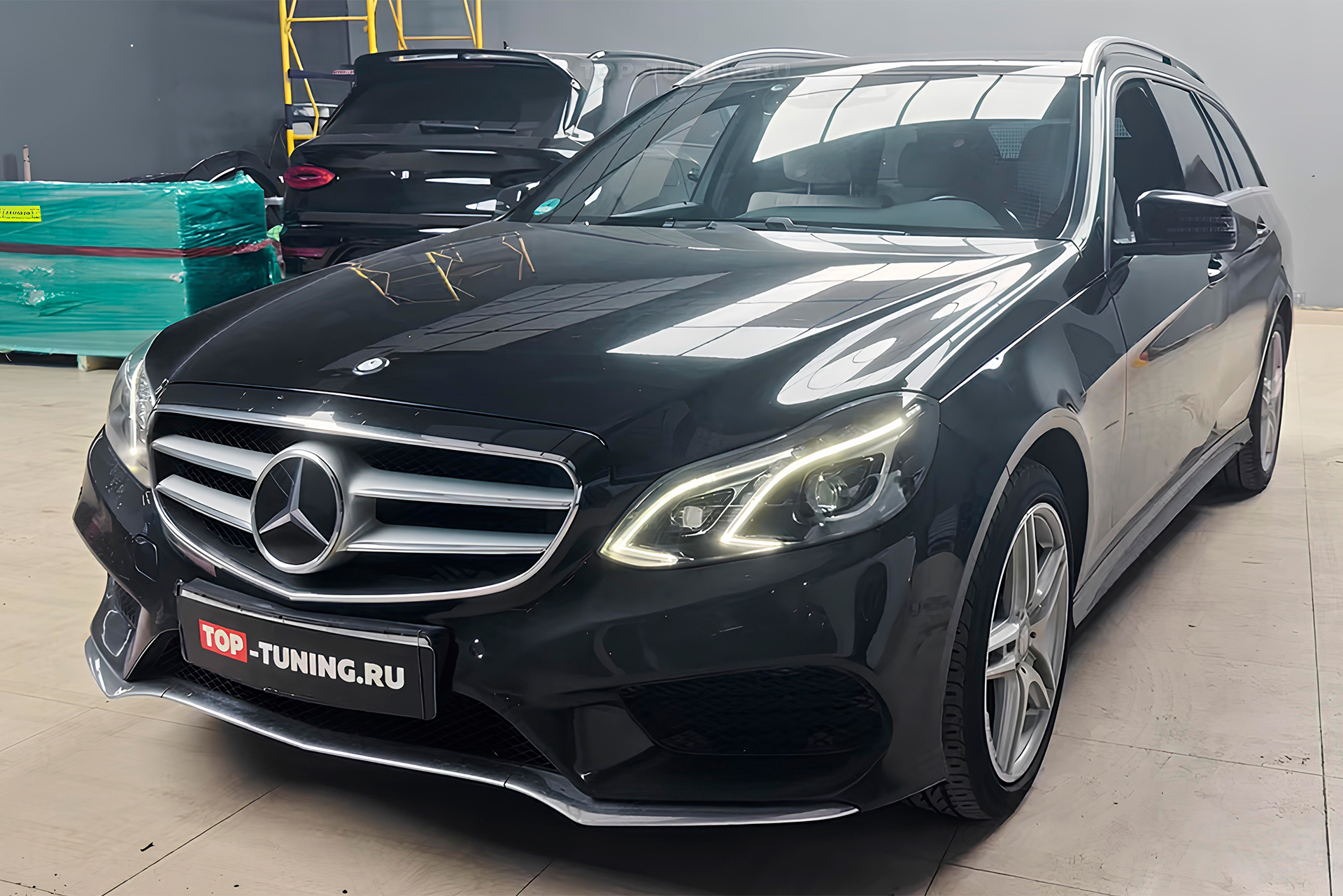 Тюнинг выхлопа Mercedes-Benz E-class W212 рестайлинг – установка THOR 2.0