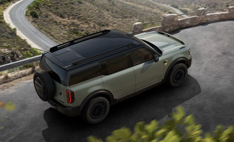 Ford Bronco получит в Китае версии EREV и BEV, аккумулятор BYD емкостью 105 кВт*ч и обеспечивает запас хода в 650 км