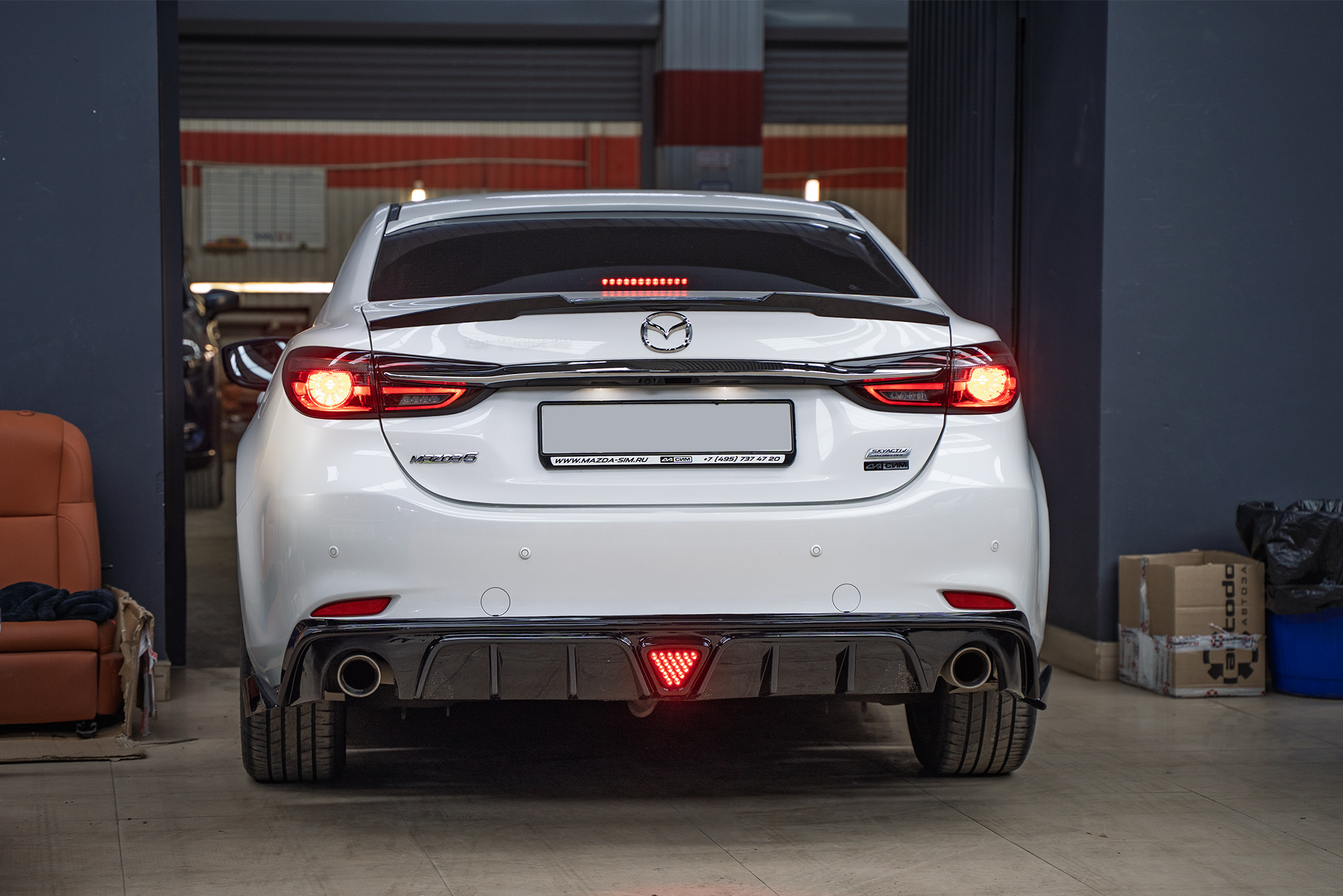 Установка тюнинг-обвеса для Mazda 6 2019