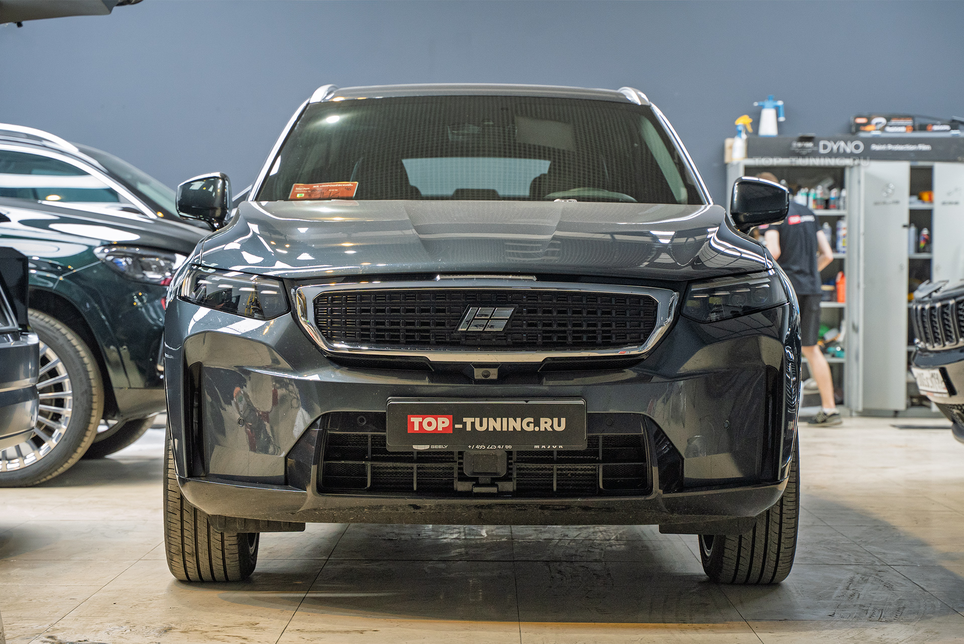 Замена линз, полировка и оклейка фар Knewstar 001 