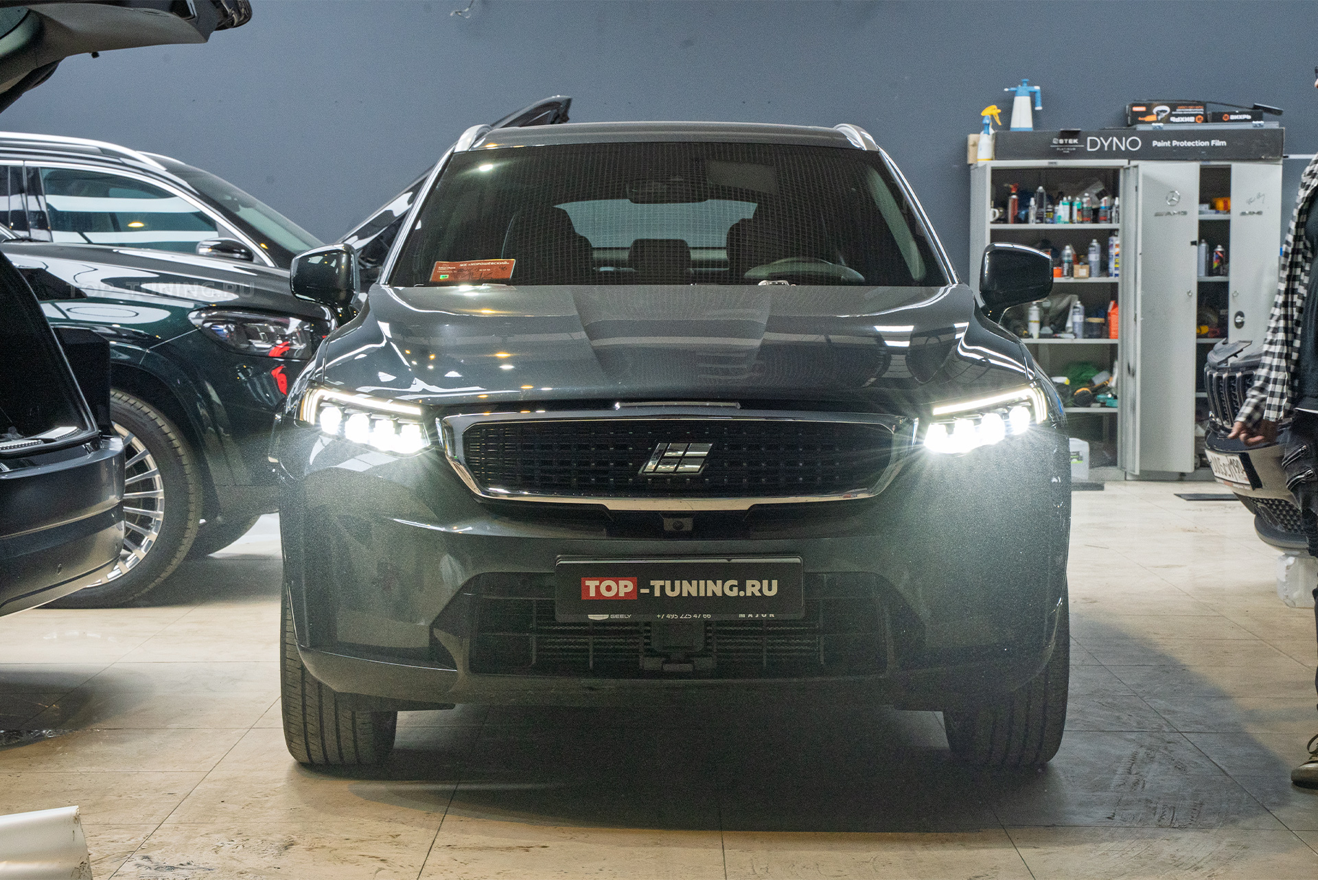 110081 Замена линз, полировка и оклейка фар Knewstar 001