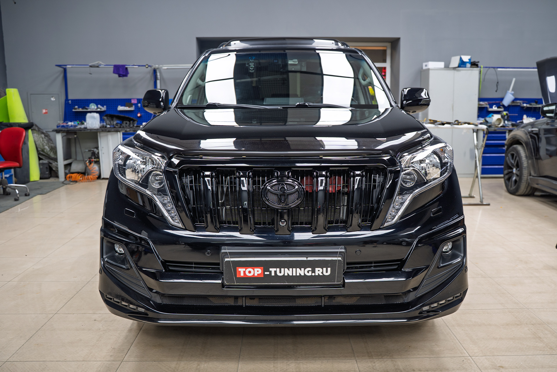 Силовые пороги-ступени для Toyota Land Cruiser Prado 150 110085 Силовые пороги-ступени для Toyota Land Cruiser Prado 150